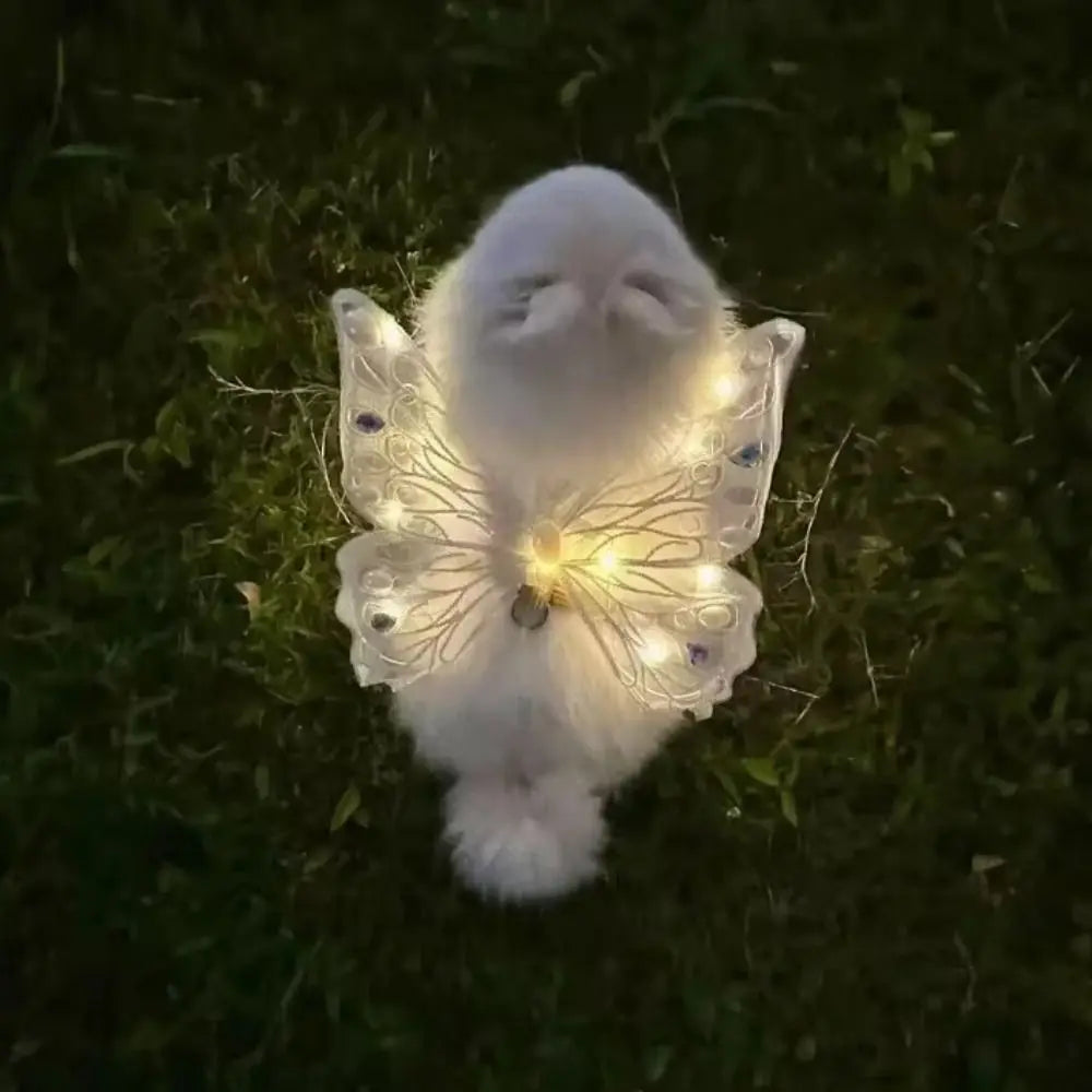 Glowing Butterfly Wings Pet Accessory