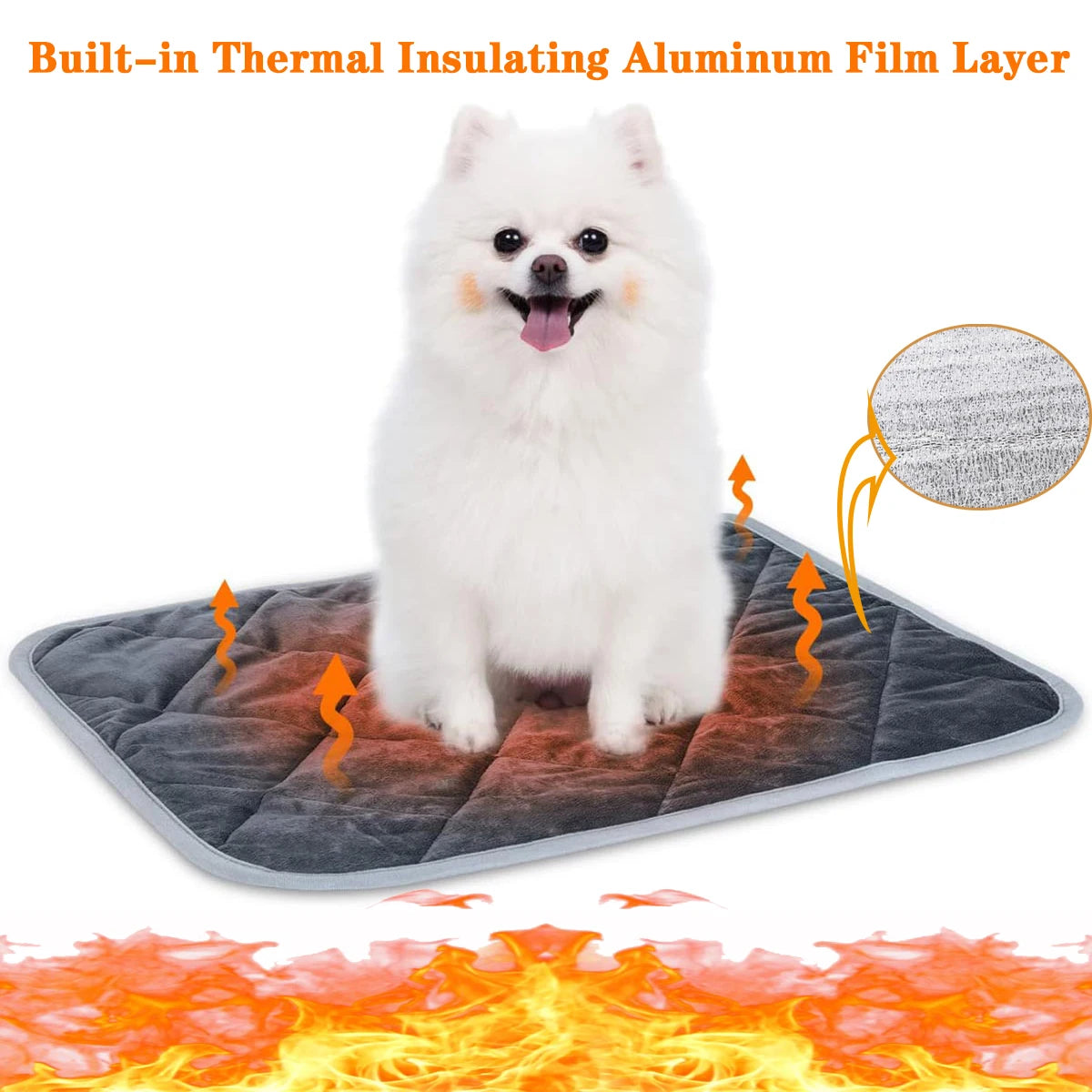 Self-Heating Thermal Pet Pad