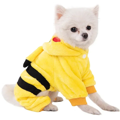 Coral Fleece Dog Costume