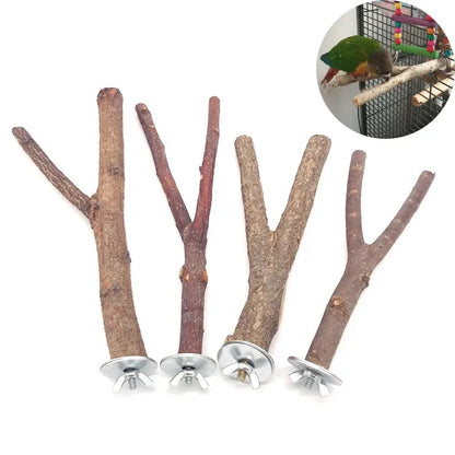Natural Wood Branch Bird Perch