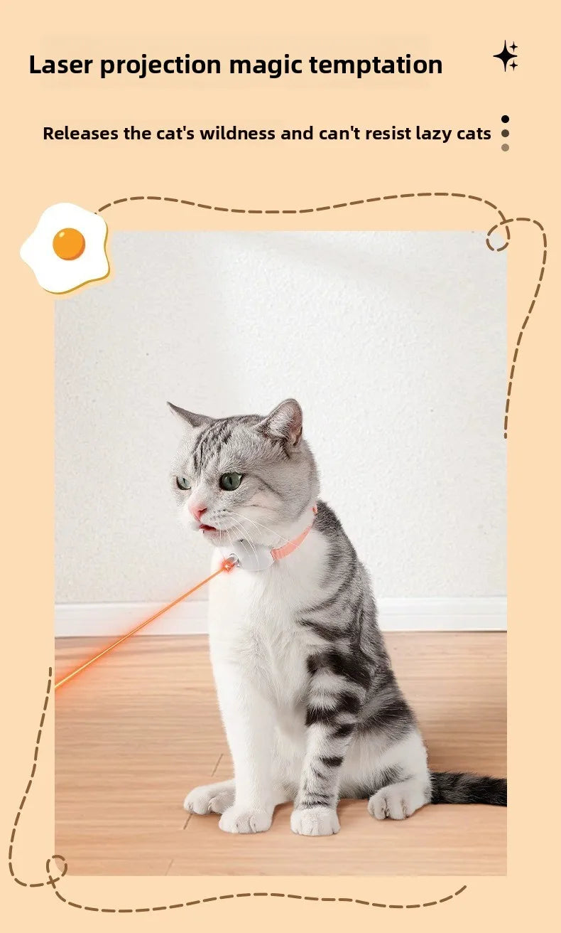 Automatic Laser Cat Teaser Collar