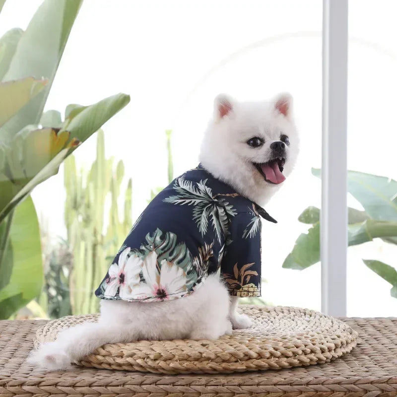 Hawaiian Dog Beach Shirt