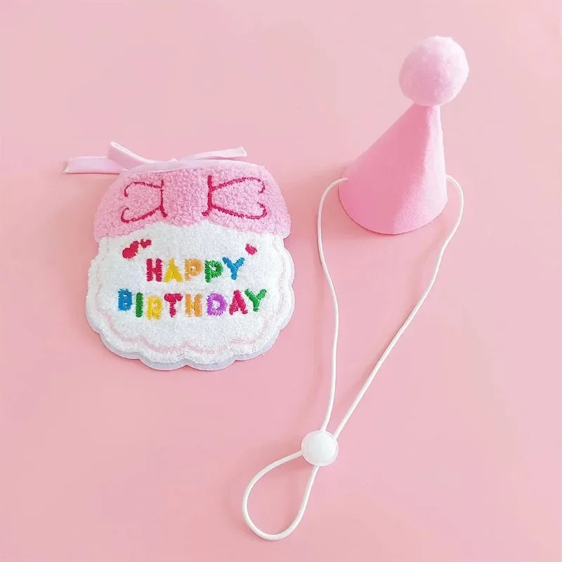 Dog Birthday Hat & Bandana Set