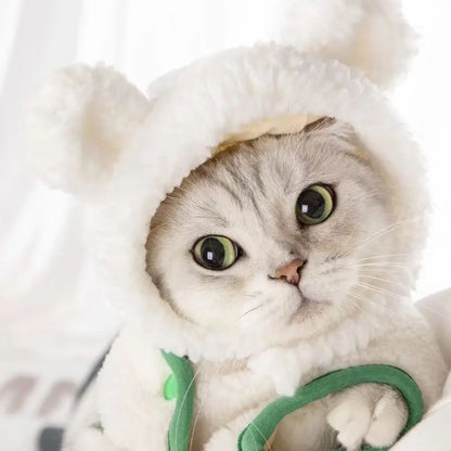 Bear & Rabbit Hooded Pet Hat