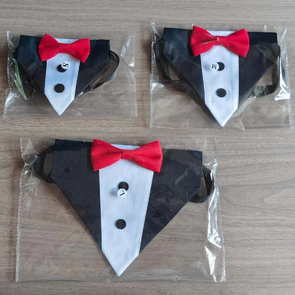 Dog Tuxedo with Bow Tie (Formal Suit)