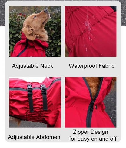 Reflective Dog Raincoat