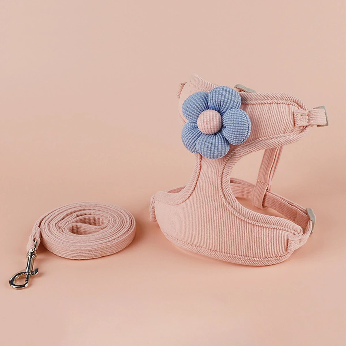 Adjustable Breathable Dog & Cat Harness Set