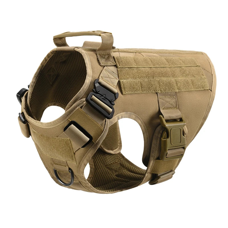 Tactical Dog Vest Harness & Leash Set