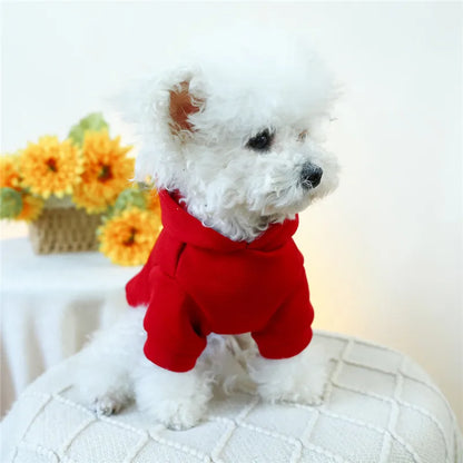 Sweet Pullover Dog Hoodie,Winter Clothes,Red,White,Valentine's Day,Puppy Hooded Coat for Small Dogs,Dachshund Pet Sweatshirt, XL