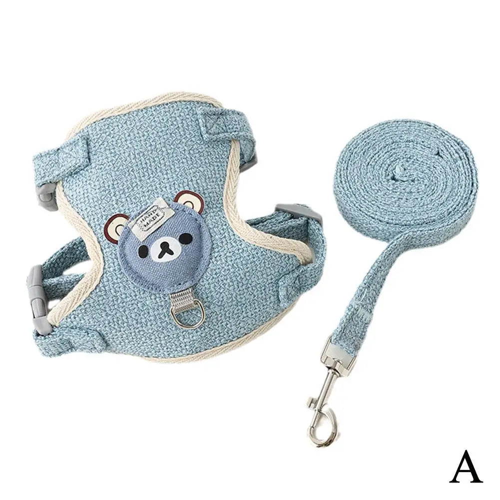 Breathable Step-In Dog Harness & Leash