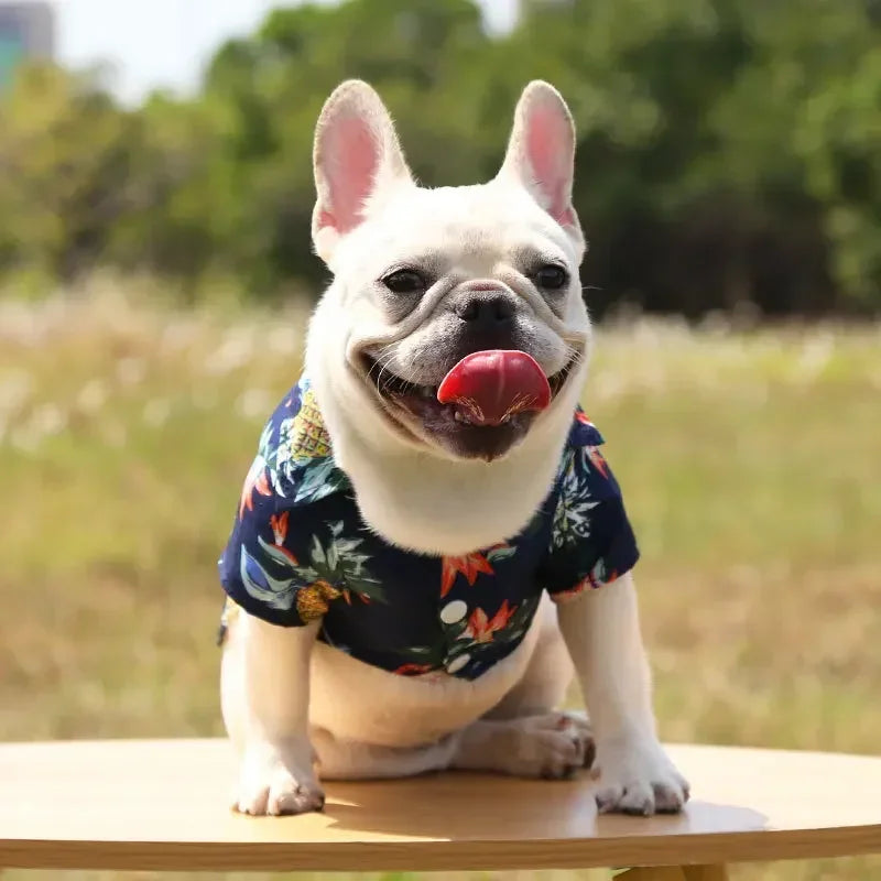 Hawaiian Dog Beach Shirt