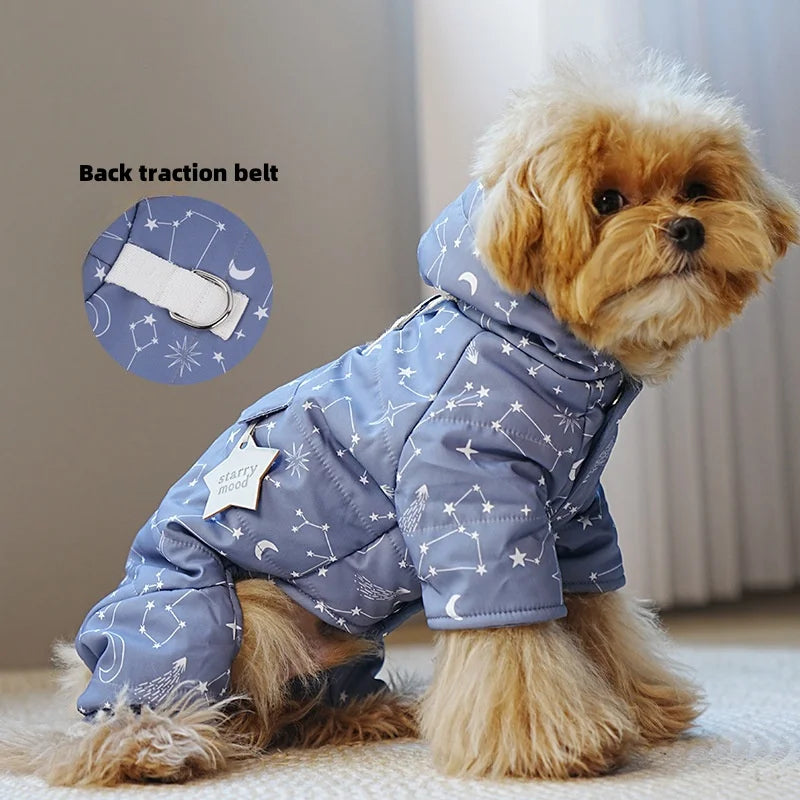Four-Legged Winter Dog Jumpsuit