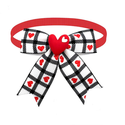 Valentine's Day Dog Bow Ties (Bulk Pack)
