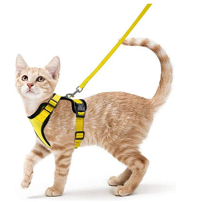 Soft Escape-Proof Cat Harness & Leash