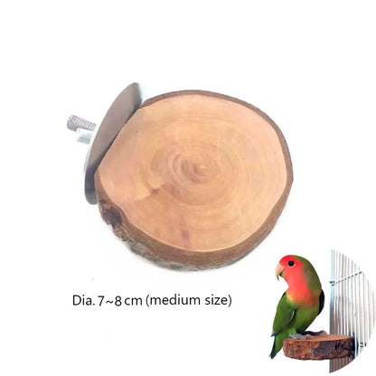 Natural Wood Branch Bird Perch