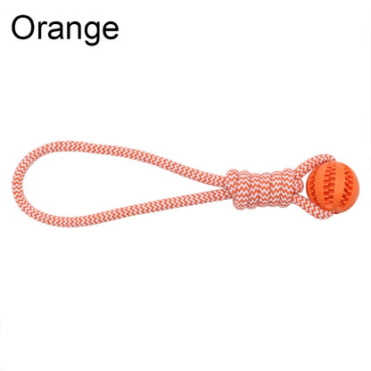 Cotton Rope Treat Ball Dog Toy