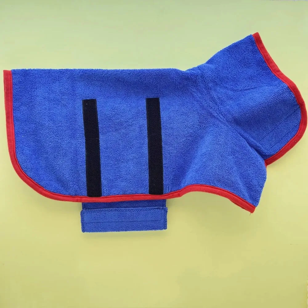 Quick-Dry Dog Bathrobe
