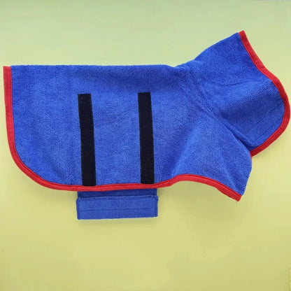 Quick-Dry Dog Bathrobe