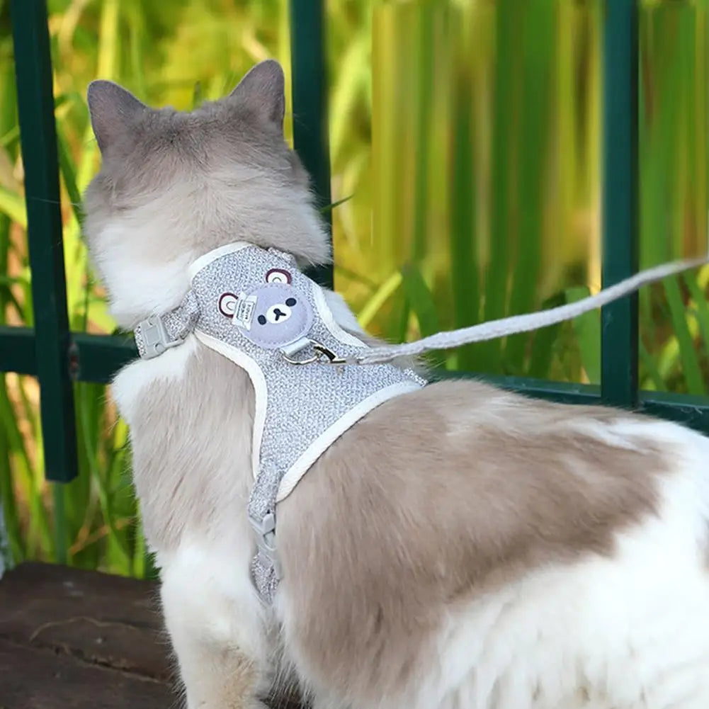 Breathable Step-In Dog Harness & Leash