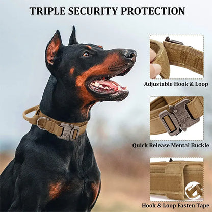 Tactical Dog Collar with Control Handle