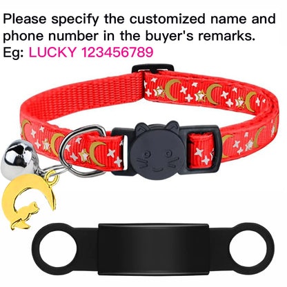 Personalised Glow Cat Collar with ID