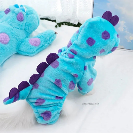 Dinosaur Hooded Dog Coat