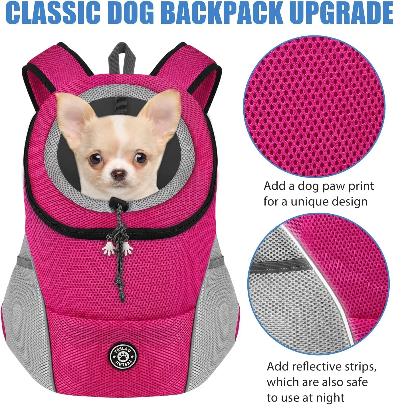 Breathable Dog Backpack Carrier