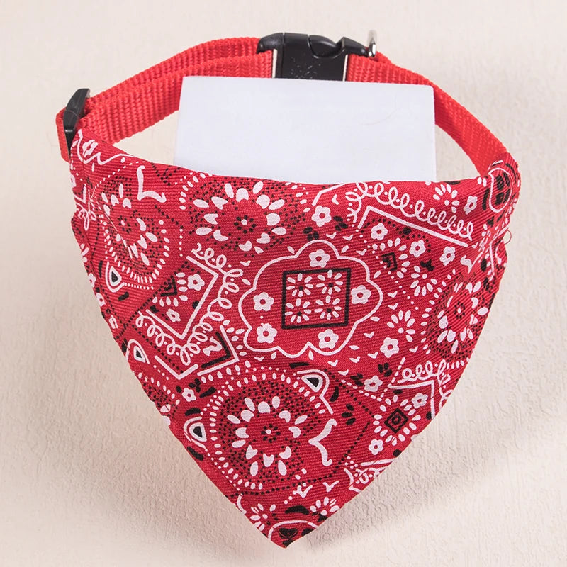Dog Scarf Bandana with Collar