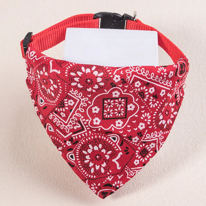 Dog Scarf Bandana with Collar