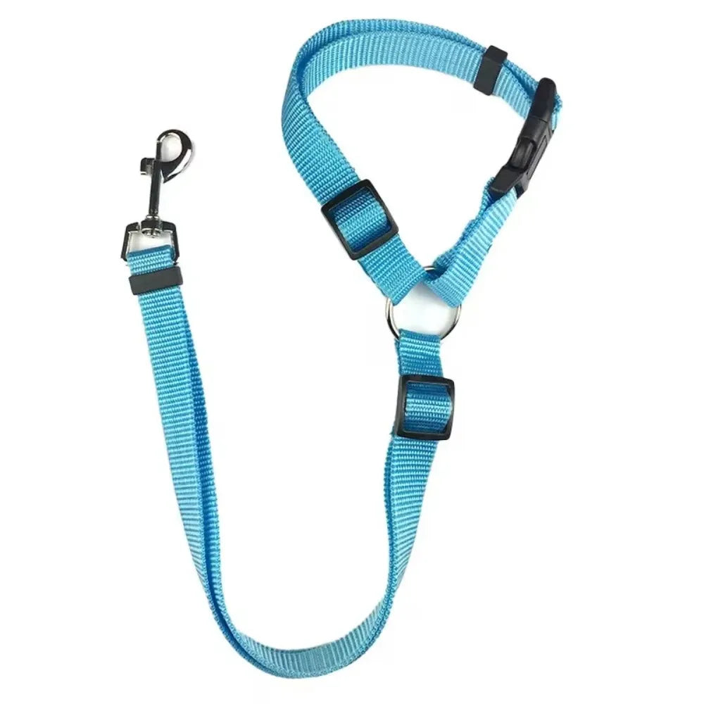 2-in-1 Dog Car Seat Belt & Leash