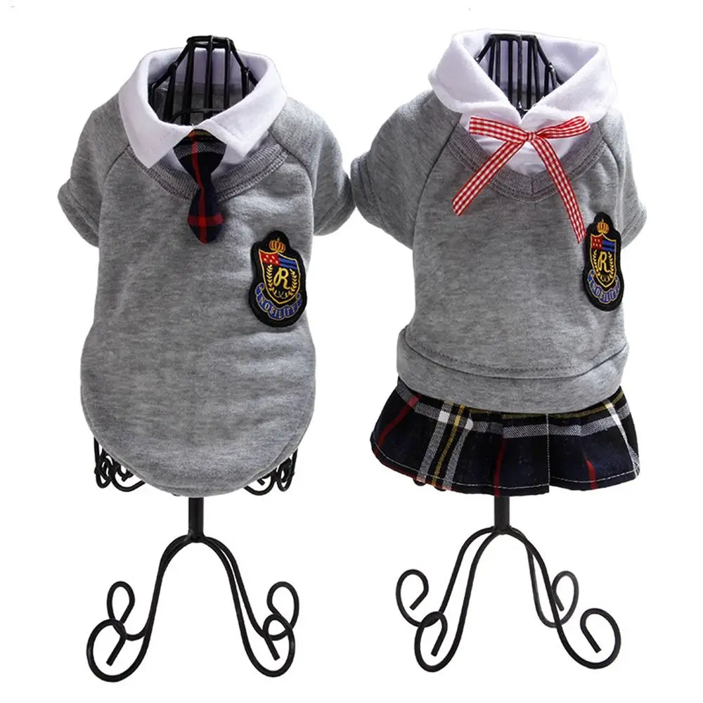 Matching Couple Pet Outfit (Shirt & Dress)