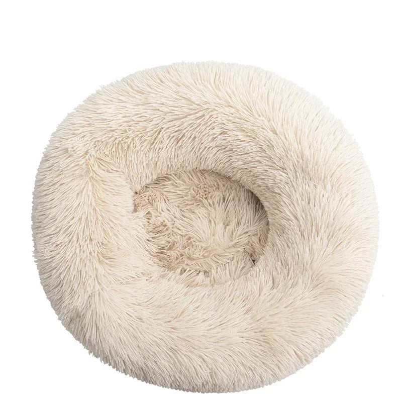 Comfortable Donut Cuddler Pet Bed, Round Dog Kennel, Ultra Soft, Washable Dog and Cat Cushion Bed, Warm Sofa, Winter, Hot Sell