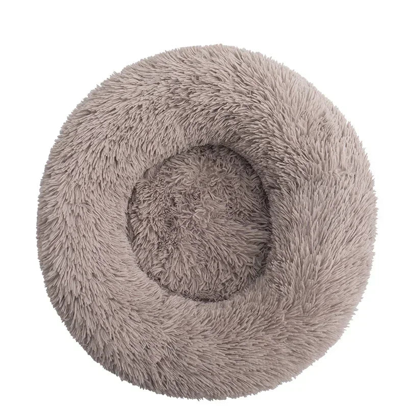 Comfortable Donut Cuddler Pet Bed, Round Dog Kennel, Ultra Soft, Washable Dog and Cat Cushion Bed, Warm Sofa, Winter, Hot Sell