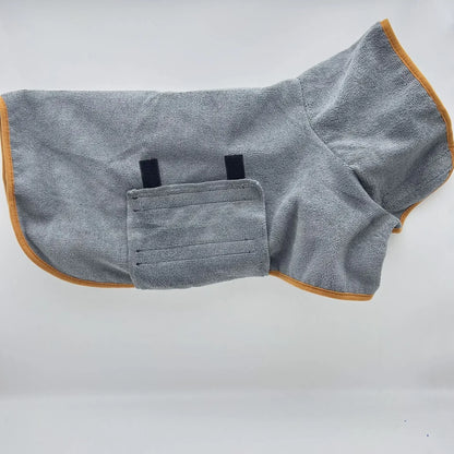 Quick-Dry Dog Bathrobe