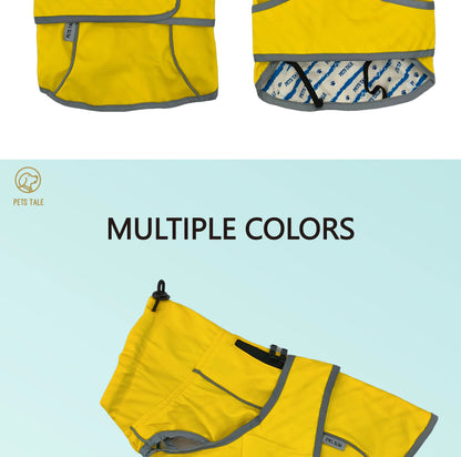 Hooded Reflective Dog Raincoat
