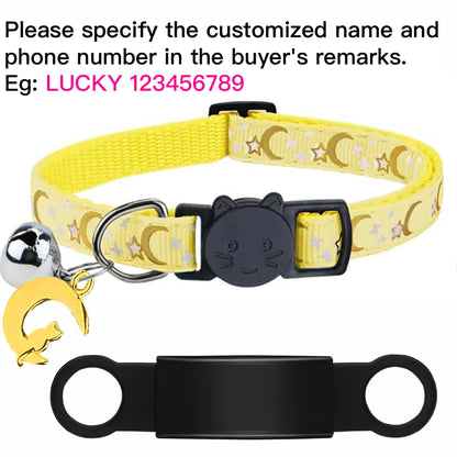 Personalised Glow Cat Collar with ID