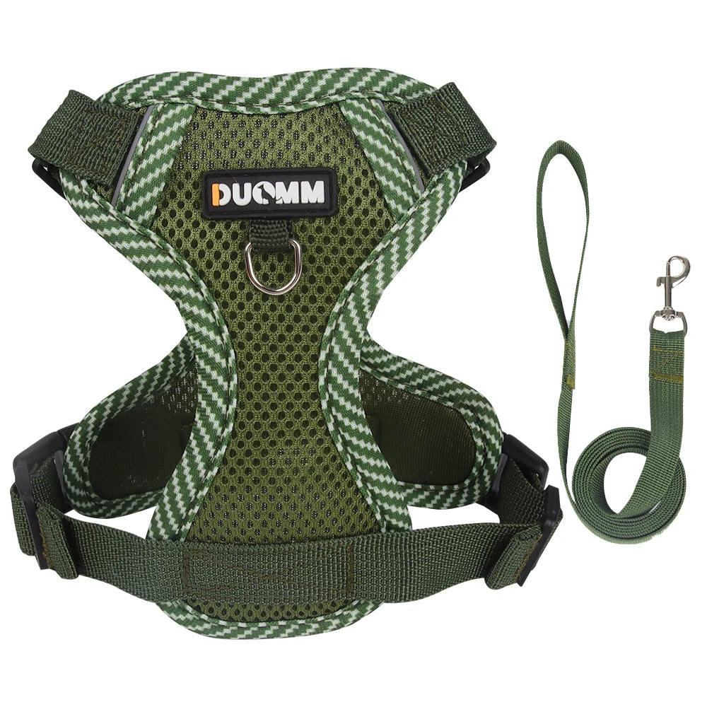 Reflective Mesh Cat Harness & Leash Set