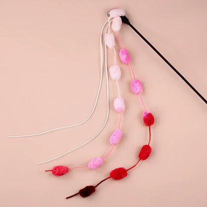 Tassel & Bell Cat Teaser Wand